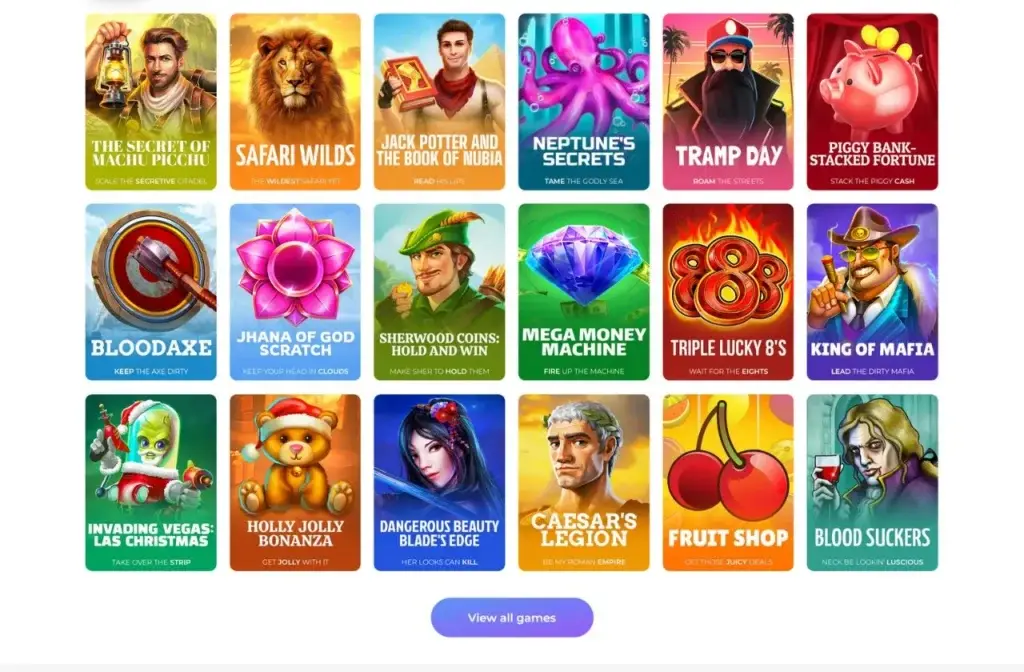 Tsars Casino 2 Tsars Casino game lobby