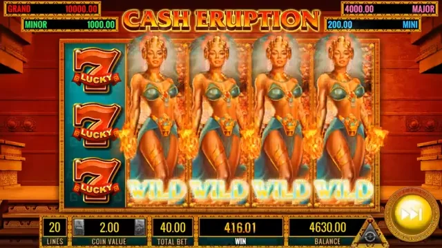 Cash Eruption Slot Review: Fireball Bonus, Jackpots and Free Spins 1 Cash Eruption slot symbols by IGT