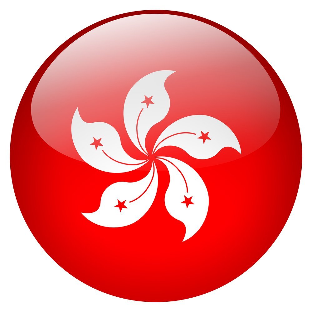 Hong Kong Glossy Button